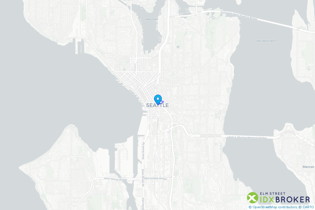 Map of Seattle, Washington